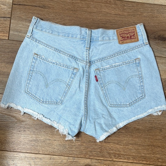 Levi's Light Blue Jean Shorts for Women - Picture 2 of 5